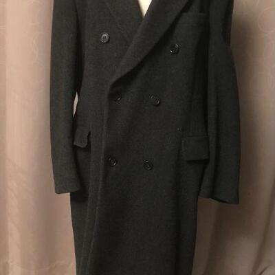 Vintage- Copley / Jordan Marsh  Gentlemen's Wool Coat & Hat 