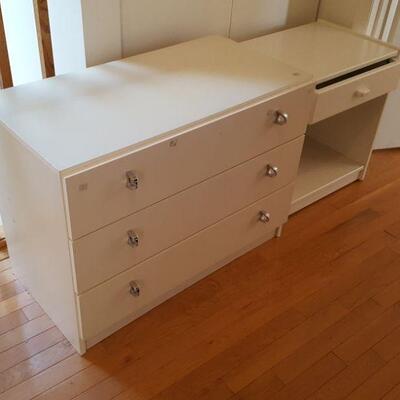 Made in Germany White Dresser & Night Table 