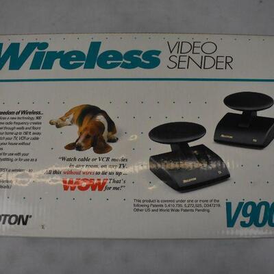 Wireless Video Sender by Recoton. Complete, Not Tested