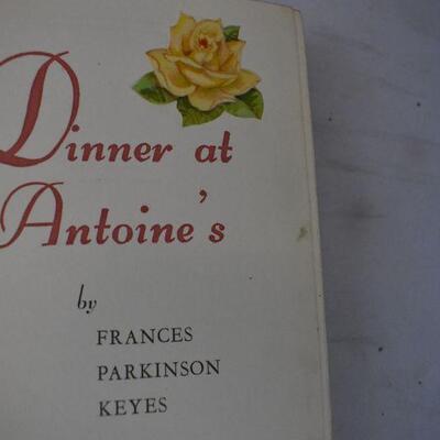 4 Vintage Hardcover Fiction Books: Dinner at Antoine's -to- Caine Mutiny
