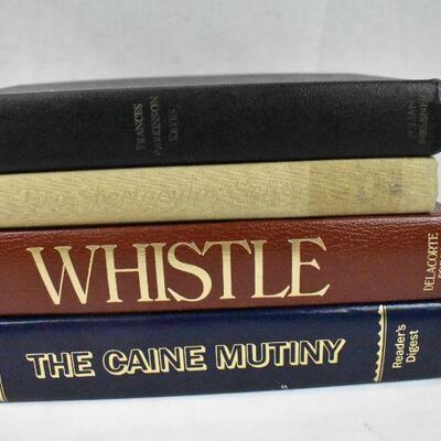 4 Vintage Hardcover Fiction Books: Dinner at Antoine's -to- Caine Mutiny