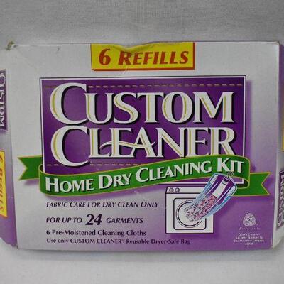 2 pc Home Goods: Home Dry Cleaning Kit & Stay in Place Rug Tape