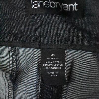 3 pc Lane Bryant Women's Clothing. Black Sweater 22/24, 2 pairs Pants size 24