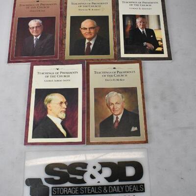 5 LDS Books: Teaching of Presidents of the Church