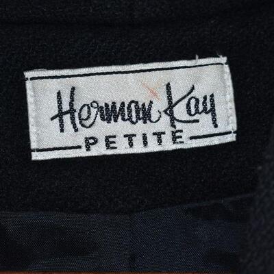 Herman Kay Petite Jacket. Lined. No size tag. See measurements