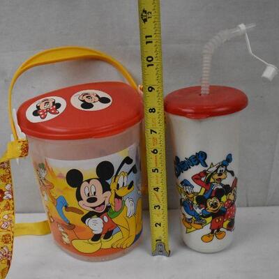 2 pc Disney: Popcorn Bucket & Drink Cup
