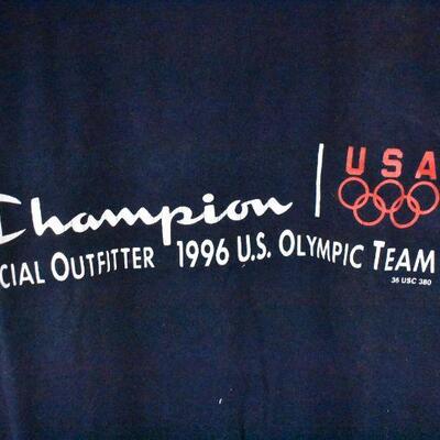 Champion 1996 USA Olympic Team Outfitter, Vintage T-Shirt Size Large