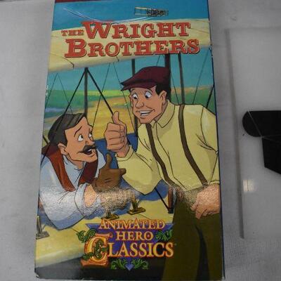 11 VHS Tapes Animated Hero Classics: William Bradford -to- Wright Brothers