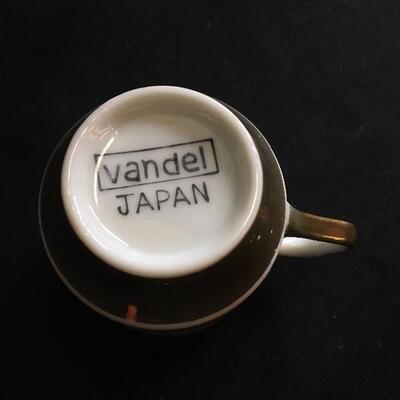 Vintage Japan VANDEL Porcelain Tea Set with Rack. LOT 5