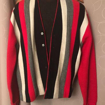 1950s Alpaca Knit   Cardigan sweater