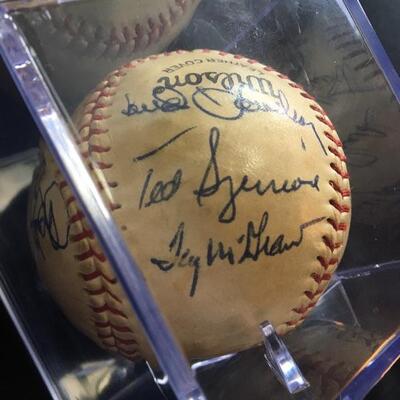 c.1970s PHILLIES Team Signed Game Ball with McGraw, McBride, Lerch and more...
