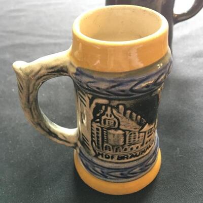 Vintage German Stein and Beer Mugs. LOT 8