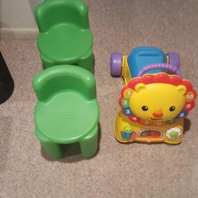 2 Little Tikes Stools 1 Fisher Price Ride