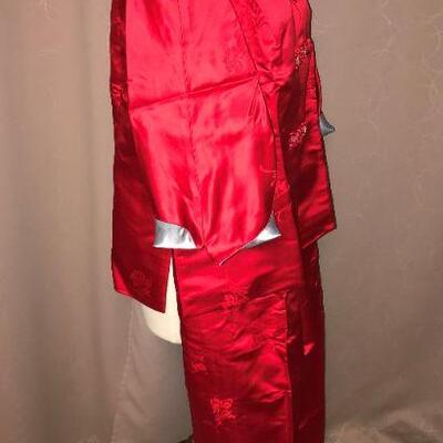 Gunn & Latchford  Amazing  Vintage Hong Kong SILK Pantsuit MINT condition NWT