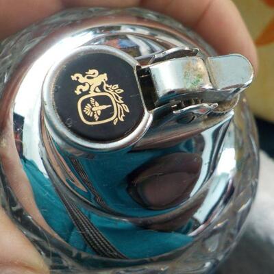Lead Cut Glass lighter. 