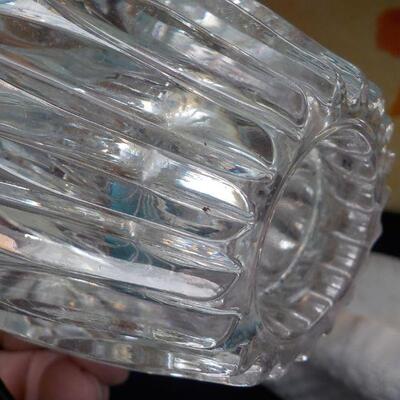 Lead Cut Glass lighter. 