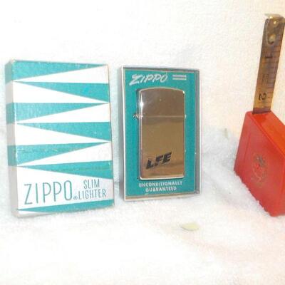 ' Vintage Zippo Slim Lighter"..