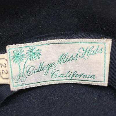 Lot 6 Vintage Hats (NY Fashion Labels)