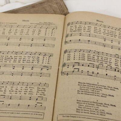Lot 9 Old Song Books
