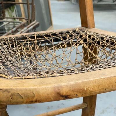 Lot 41 Antique Chair (Cane needs to be repaired)