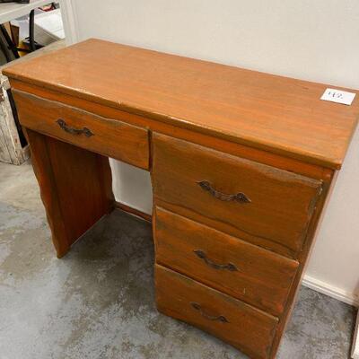 Lot 42 Vintage Desk 34x14.5x29
