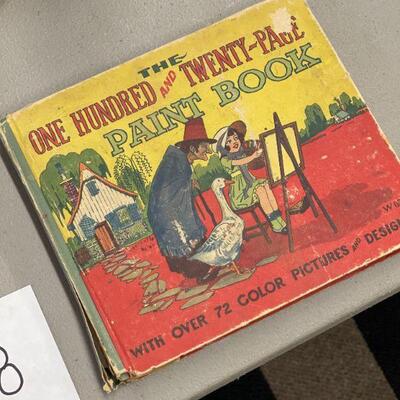 Lot 48 Old Child's Paint Book