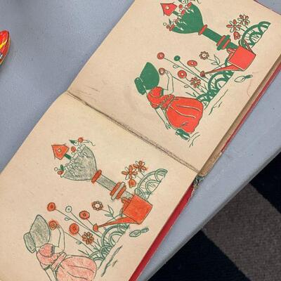Lot 48 Old Child's Paint Book