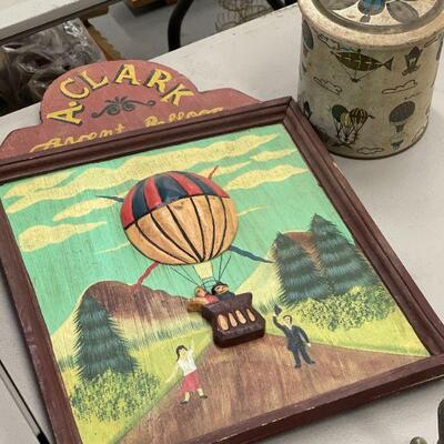 Lot 51 Vintage Hot Air Balloon Decor