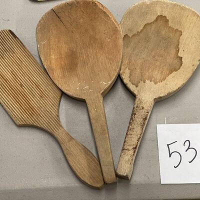 Lot 53 Antique Primitive Kitchen Utensils