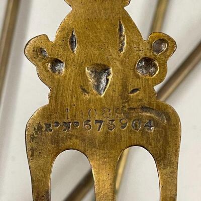 Lot 61 Vintage Brass Toaster Forks & Tongs