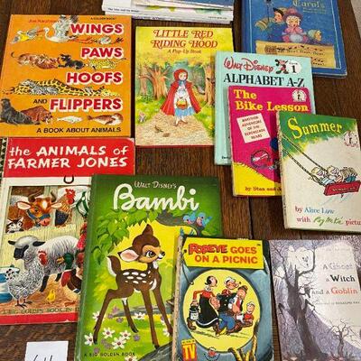 Lot 64 Vintage Child's Books
