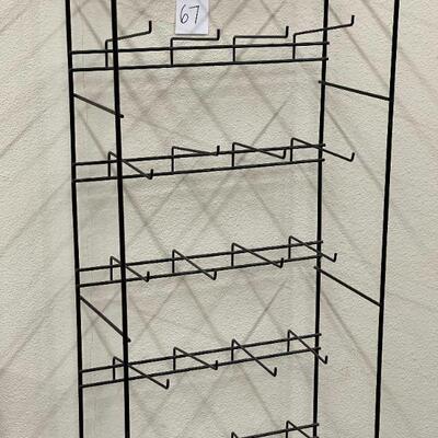 Lot 67 Metal Display Rack 10x19x59.5