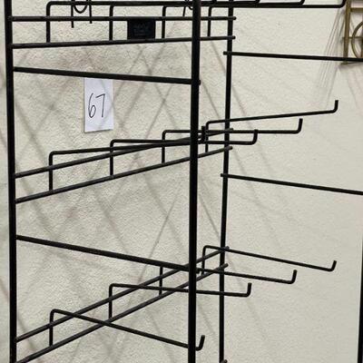 Lot 67 Metal Display Rack 10x19x59.5