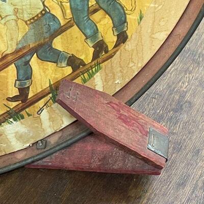 Lot 72 Lrg. Vintage Child's Drum Toy