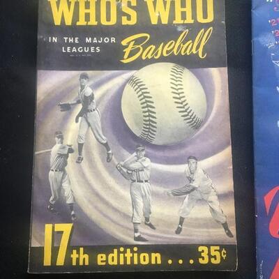 Collection of 4 Original 1950s Baseball Magazines. LOT 33