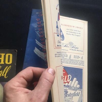 Collection of 4 Original 1950s Baseball Magazines. LOT 33