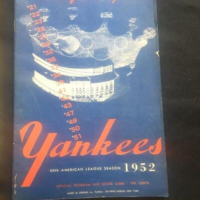Collection of 4 Original 1950s Baseball Magazines. LOT 33