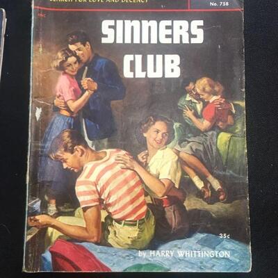 Collection of 7 â€œAdultâ€ Books c1950s. LOT 34
