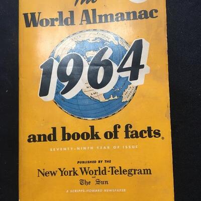 Collection of 4 World Almanac Books c. 1950s. LOT 35