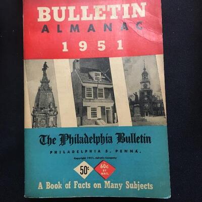 Collection of 4 World Almanac Books c. 1950s. LOT 35
