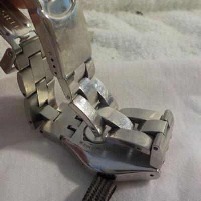 Vintage "Swatch Watch" with stainless steel band. "Mens Wrist Watch"