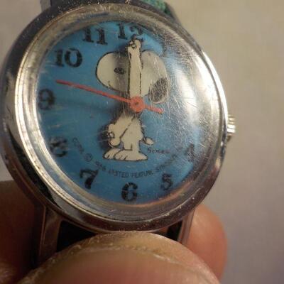 " 1950's Snoopy Original wrist watch and Band". 