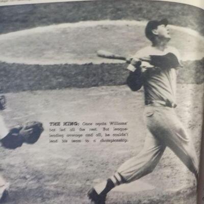 " 1959 Dell Sports Baseball Magazine". stories, Mickey Mantel, Ted Williams and etc.