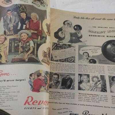" December 1949 Sport Magazine full issue". Johnny Lujack, Casey Stingle, Satchel Paige.