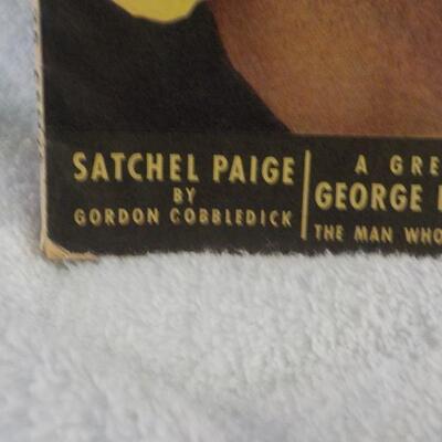 " December 1949 Sport Magazine full issue". Johnny Lujack, Casey Stingle, Satchel Paige.