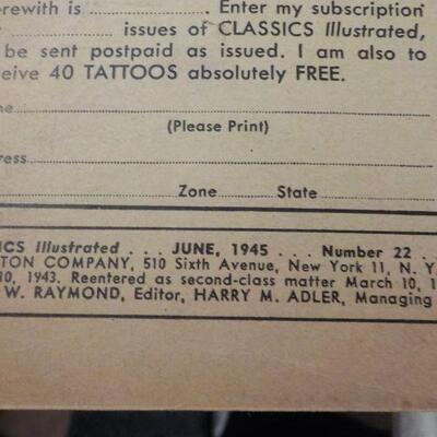 " Classics Illustrated Original Pathfinder Comic Book". June 1945.