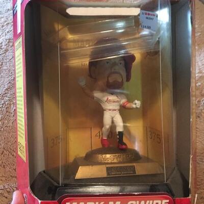 Mark McGwire Figurine c. 1998 with Box and COA