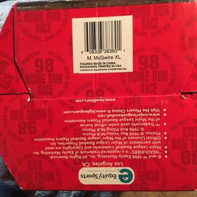Mark McGwire Figurine c. 1998 with Box and COA