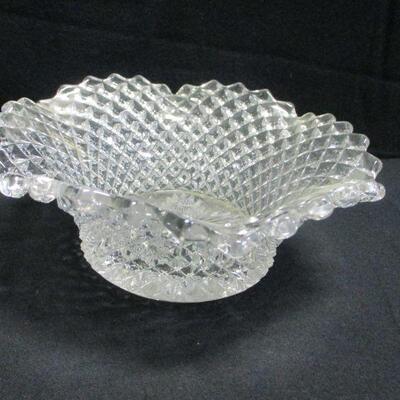 Lot 28 - Crystal Candy Dishes & Platter