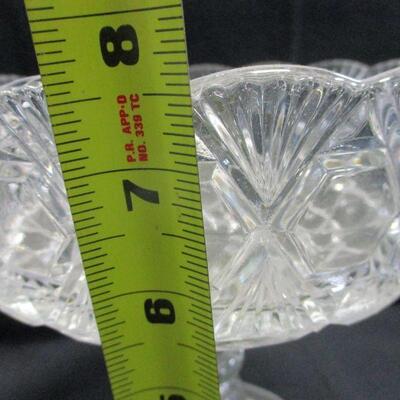 Lot 30 - Crystal Dishes & Bell 